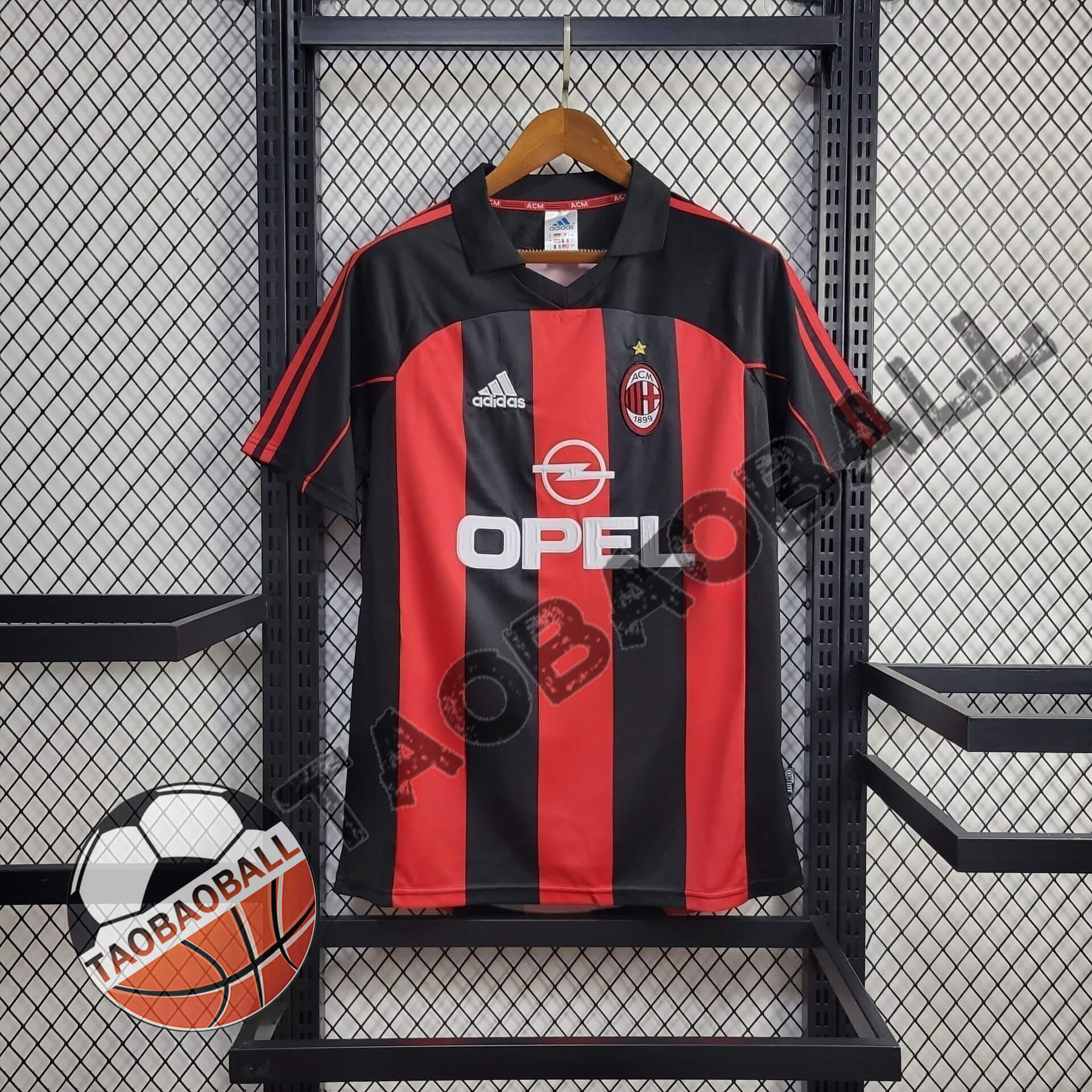 2001/2002 Retro AC Milan Home Football Shirt 1:1 Thai Quality