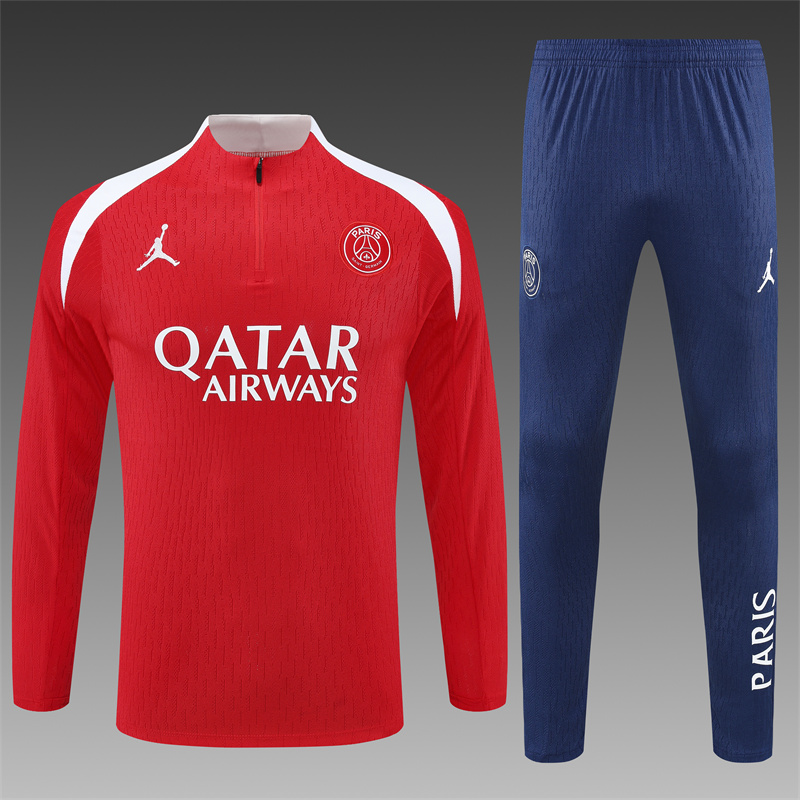 2025/2026 Paris Saint-Germain Half-Pull Training Suit Football Shirt 1:1 Thai Quality Set