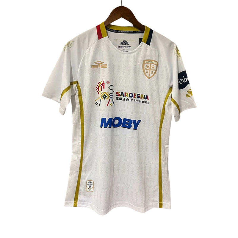 2307be172dedd5ce6bd370cab0ffda32 2024/2025 Cagliari Calcio Away Football Shirt 1:1 Thai Quality