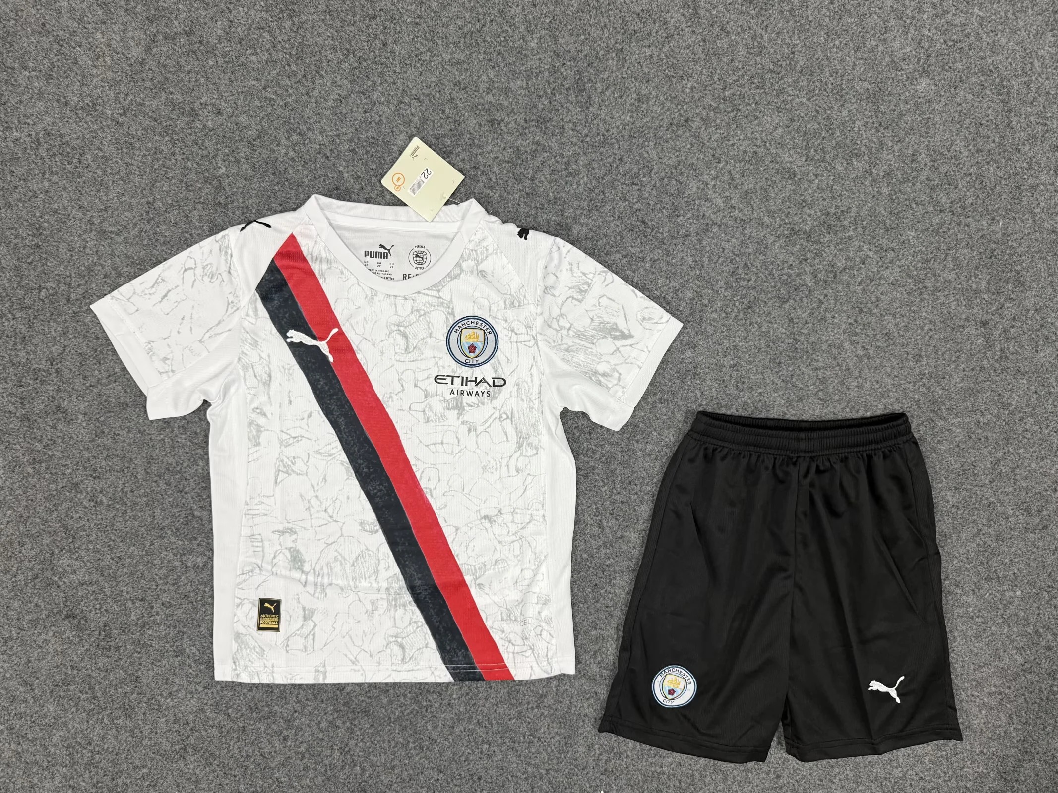2025/2026 Manchester City Away Football Shirt Kids Size 1:1 Thai Quality