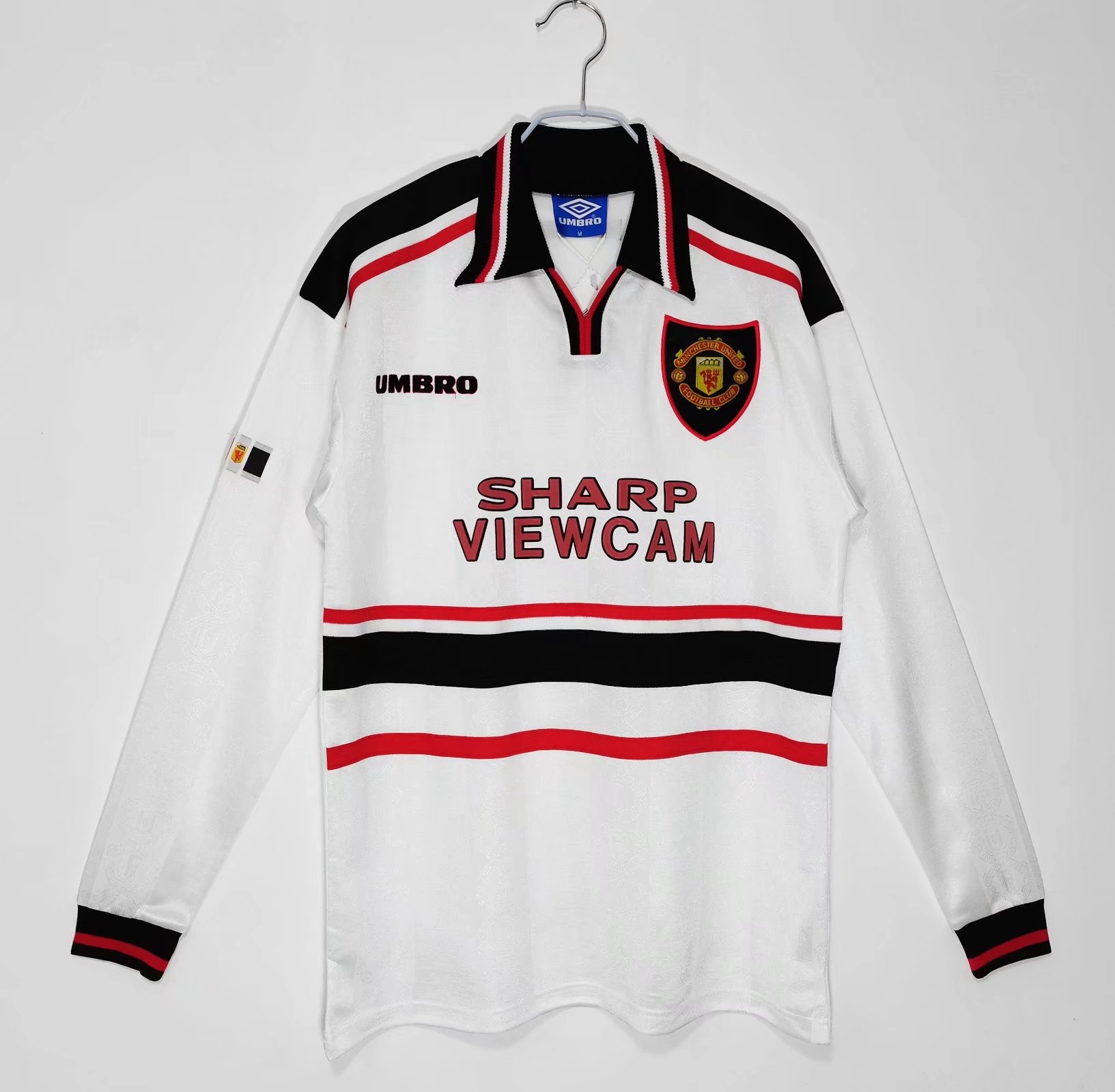 1998/1999 Retro Long Sleeve Manchester United Away Football Shirt 1:1 Thai Quality
