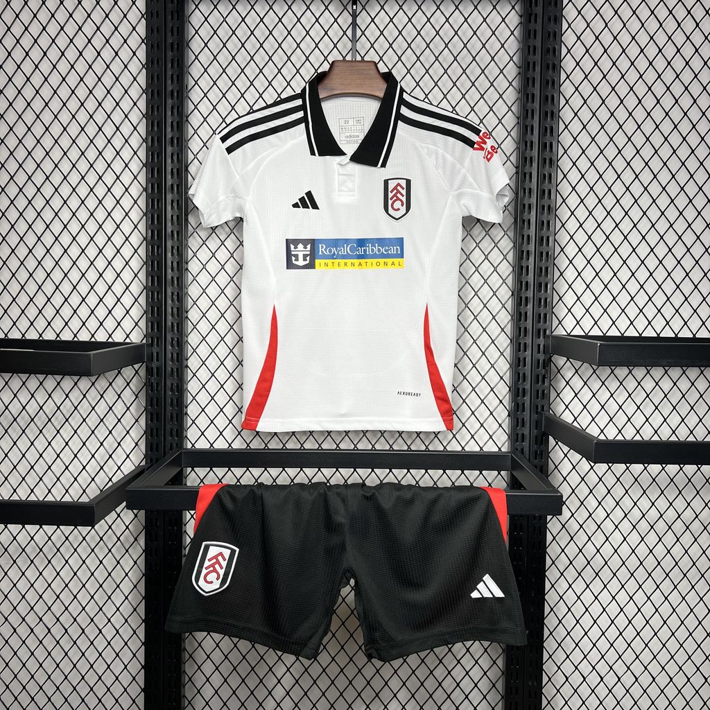 2024/2025 Fulham Home Football Shirt Kids Size 1:1 Thai Quality