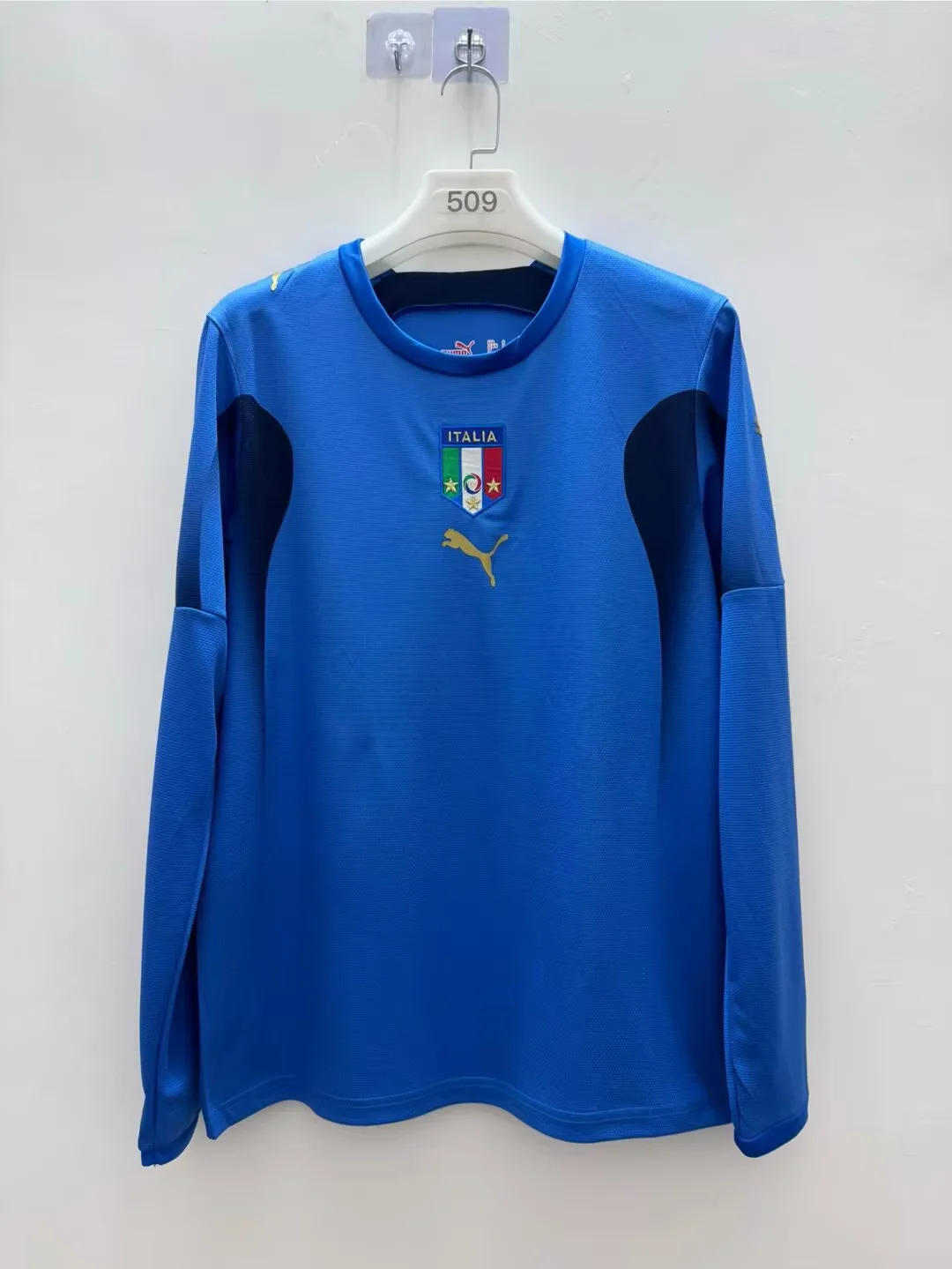 2006 Retro Long Sleeve Italy Home Football Shirt 1:1 Thai Quality