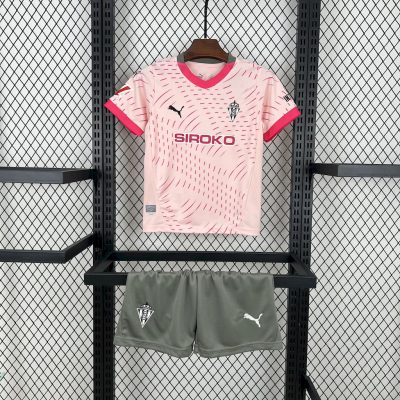 2024/2025 Sporting de Gijon Third Away Football Shirt Kids Size 1:1 Thai Quality