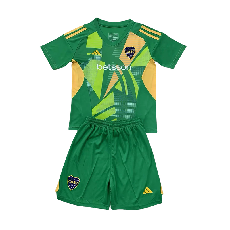 2024/2025 Boca Juniors Goalkeeper Football Shirt Kids Size 1:1 Thai Quality