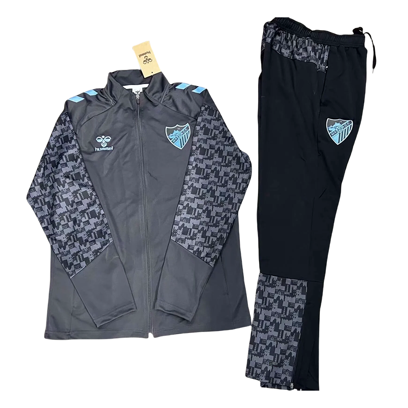 2024/2025 Málaga Long Zipped Jacket Football Shirt 1:1 Thai Quality Set
