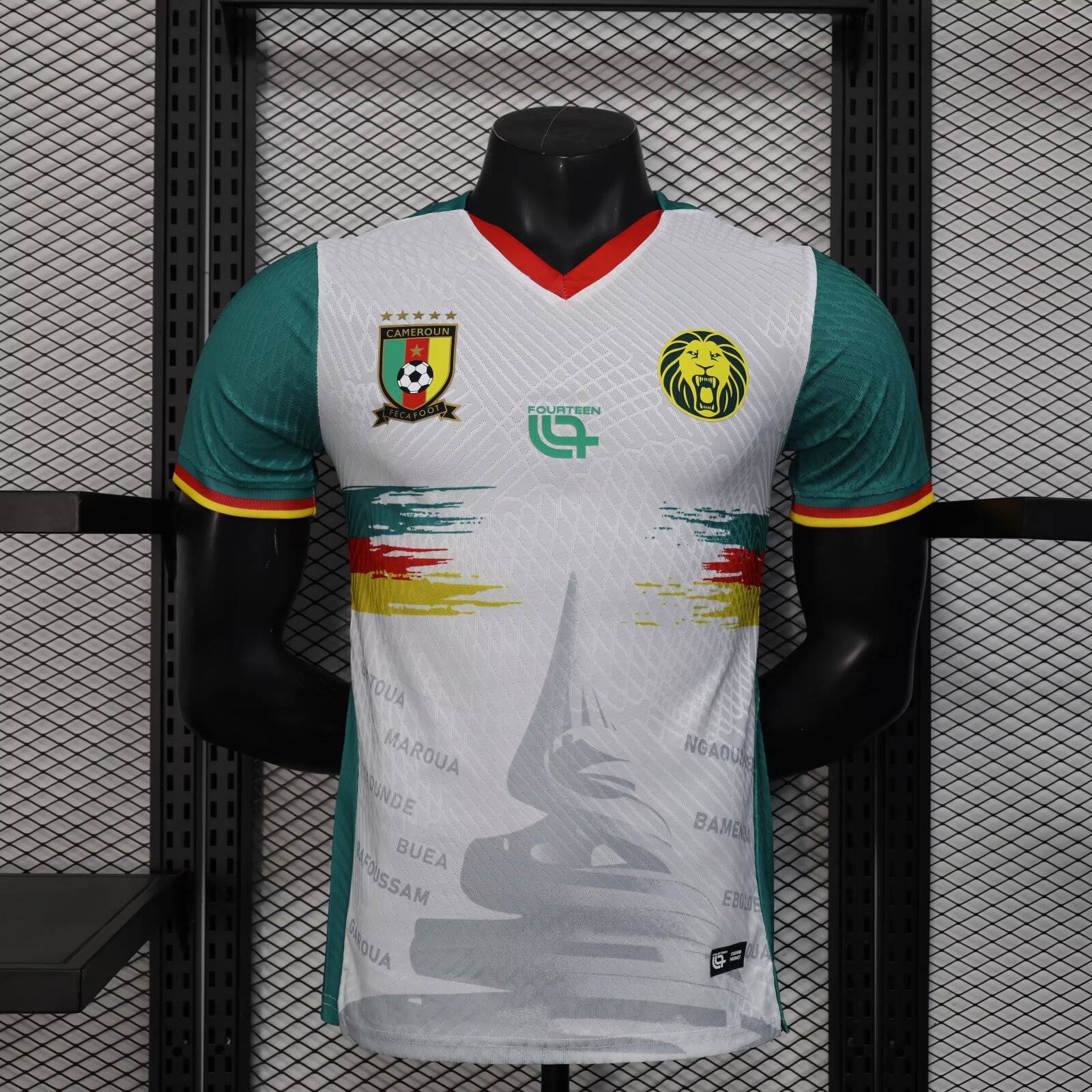 2025 Player Version Cameroon White Football Shirt 1:1 Thai Quality