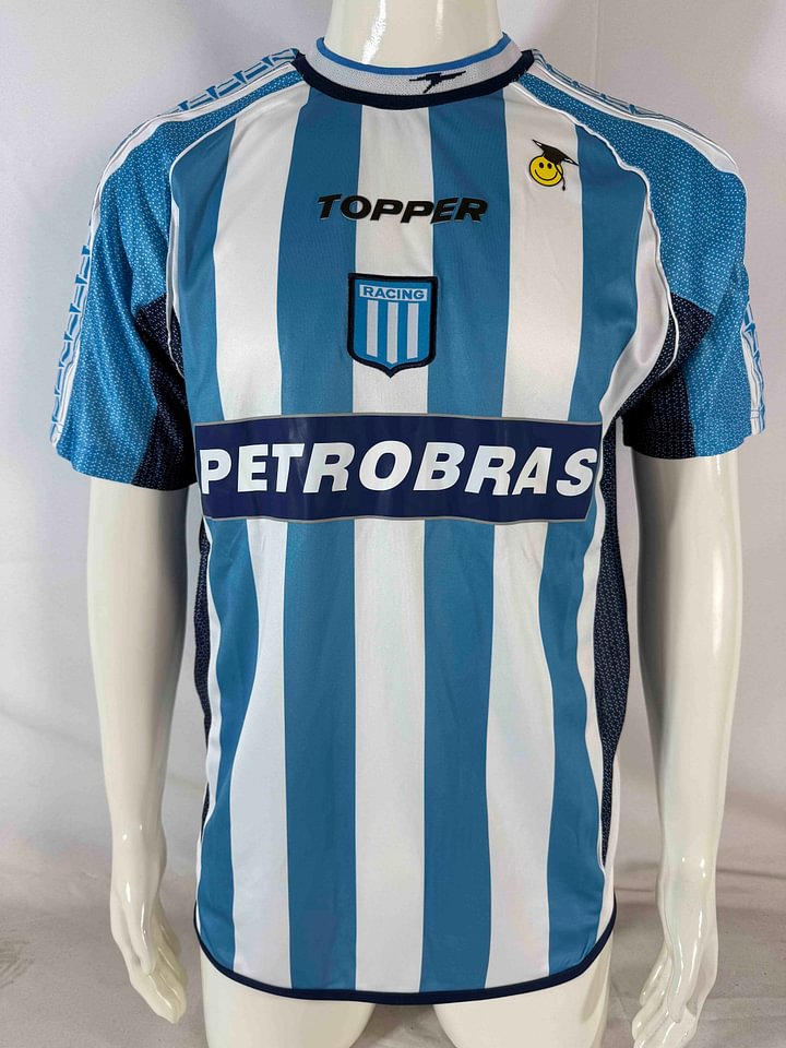 2002/2003 Retro Racing Club de Avellaneda Home Football Shirt 1:1 Thai Quality