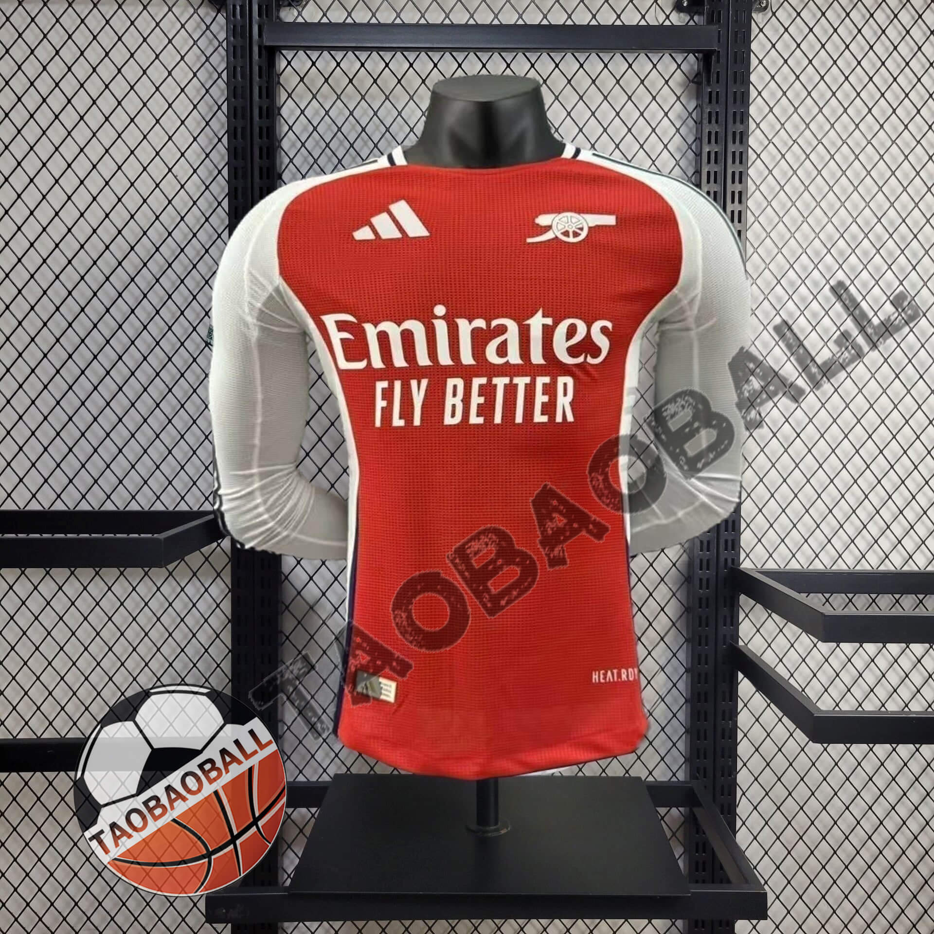 2024/2025 Long Sleeve Player Version Arsenal Home Football Shirt 1:1 Thai Quality