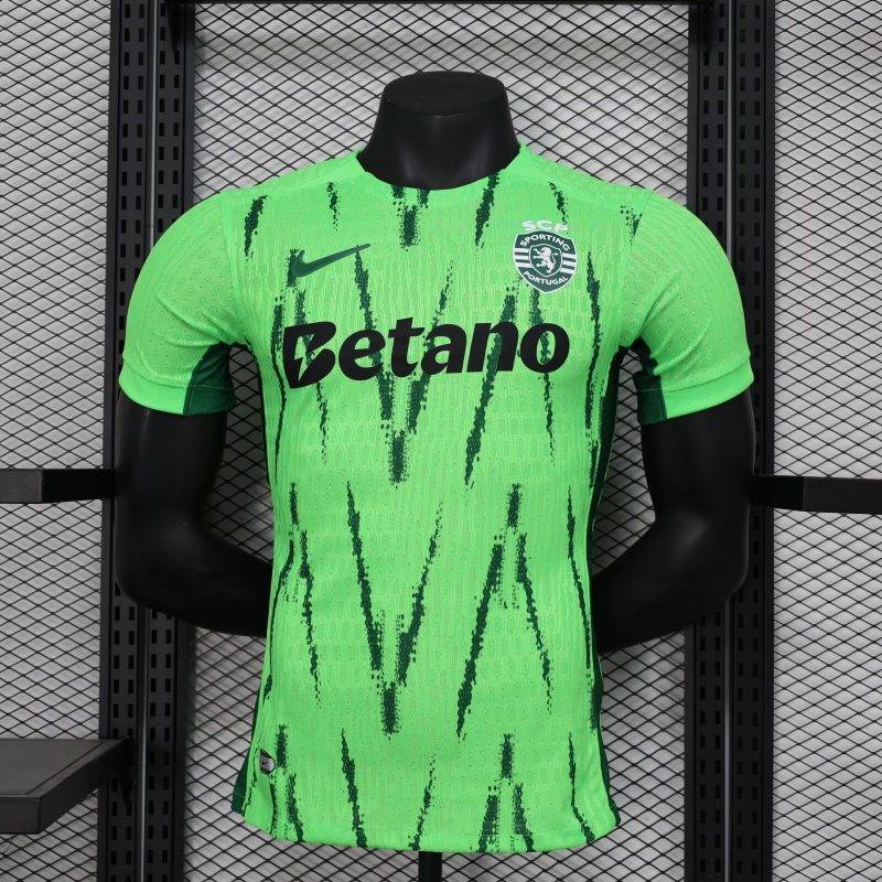 272bc2a9f58d05b5defa5513a67fe1a0 2024/2025 Player Version Sporting Lisbon Third Away Football Shirt 1:1 Thai Quality