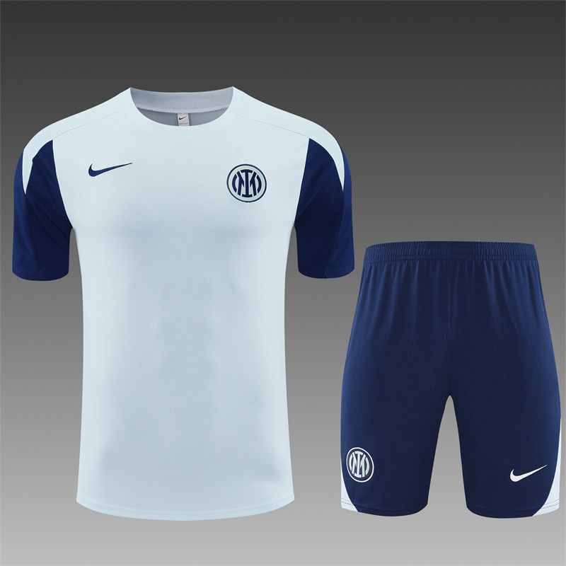 287f09f87e86d01497c741273c78c8c8 2025/2026 Inter Milan Training Wear Grey Set Shirt 1:1 Thai Quality