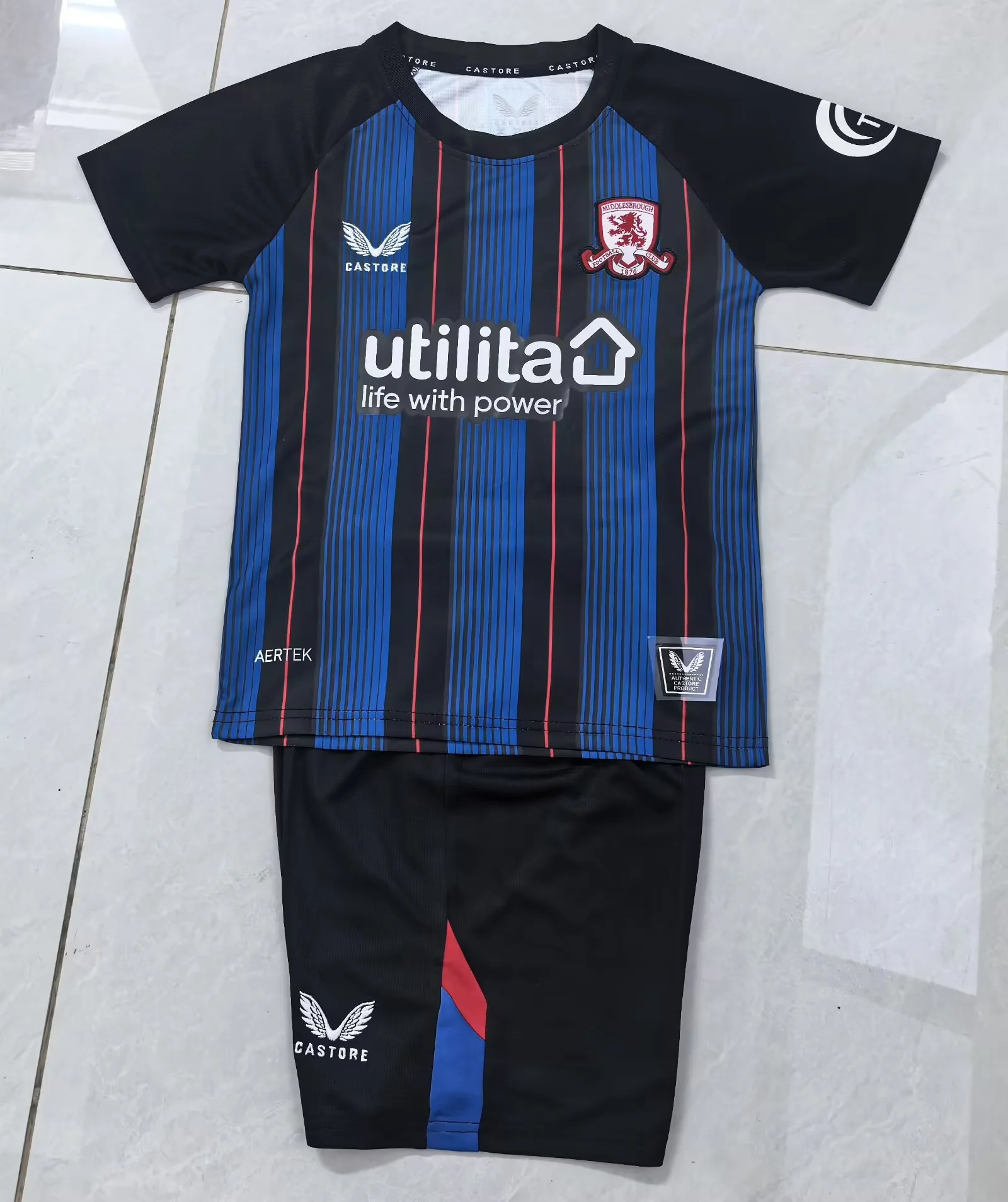 2025/2026 Middlesbrough Away Football Shirt Kids Size 1:1 Thai Quality
