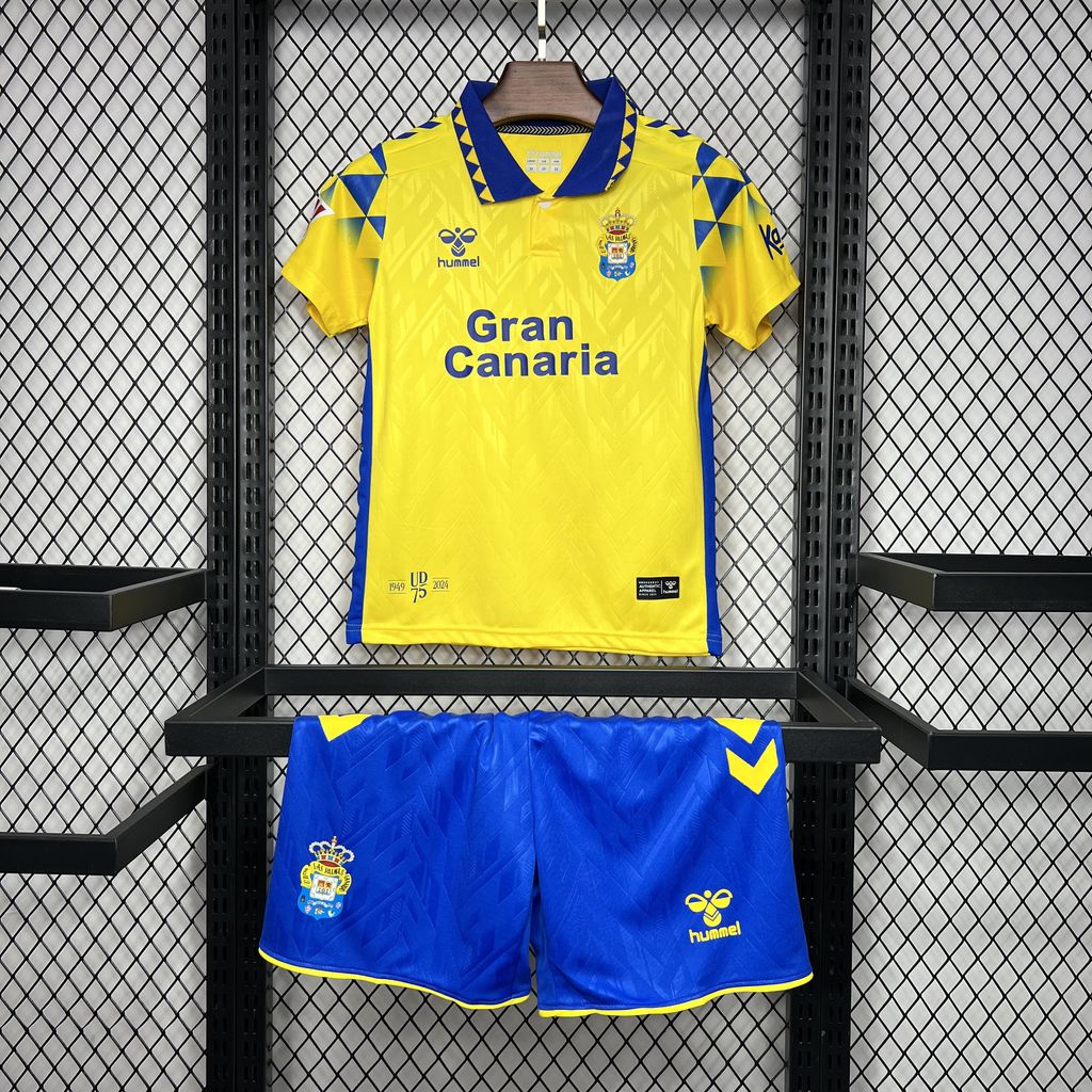 2024/2025 Las Palmas Home Football Shirt Kids Size 1:1 Thai Quality