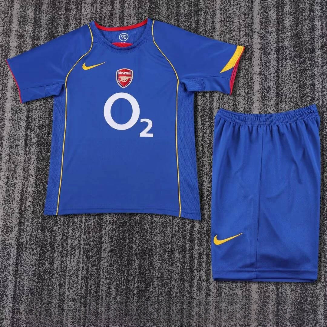 2004/2005 Retro Arsenal Away Football Shirt Kids Size 1:1 Thai Quality