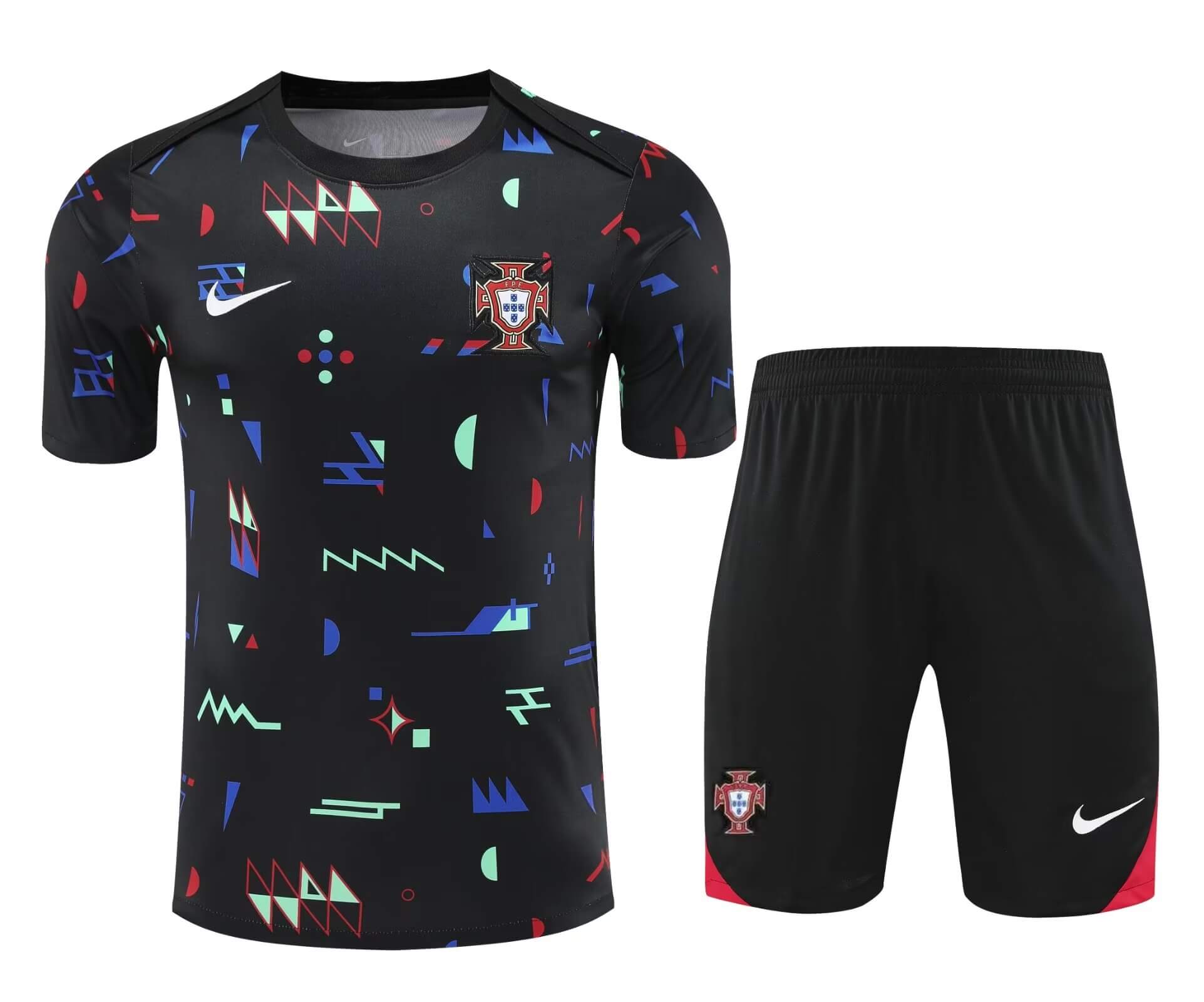 2024/2025 Portugal Training Wear Black Suit Shirt 1:1 Thai Quality