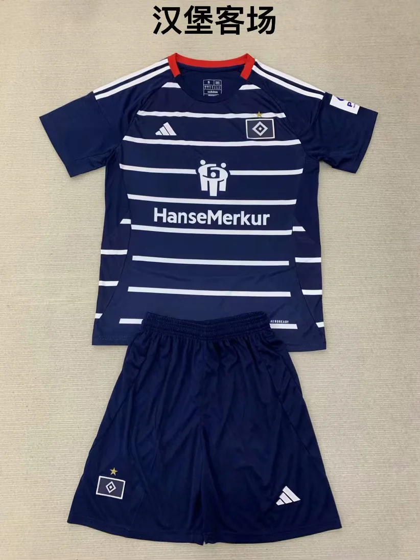 2024/2025 Hamburger SV Away Football Shirt Kids Size 1:1 Thai Quality