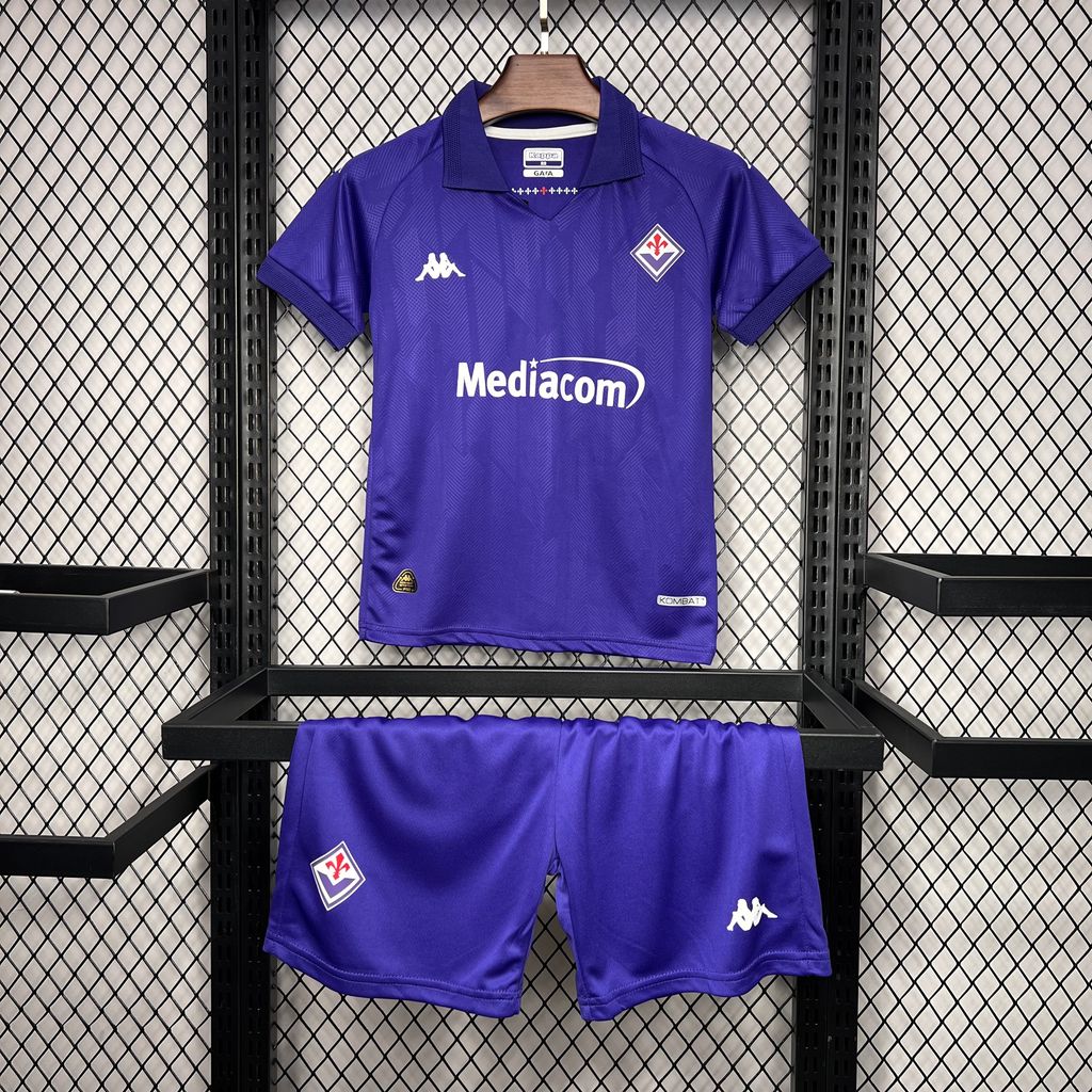 2024/2025 Fiorentina Home Football Shirt Kids Size 1:1 Thai Quality