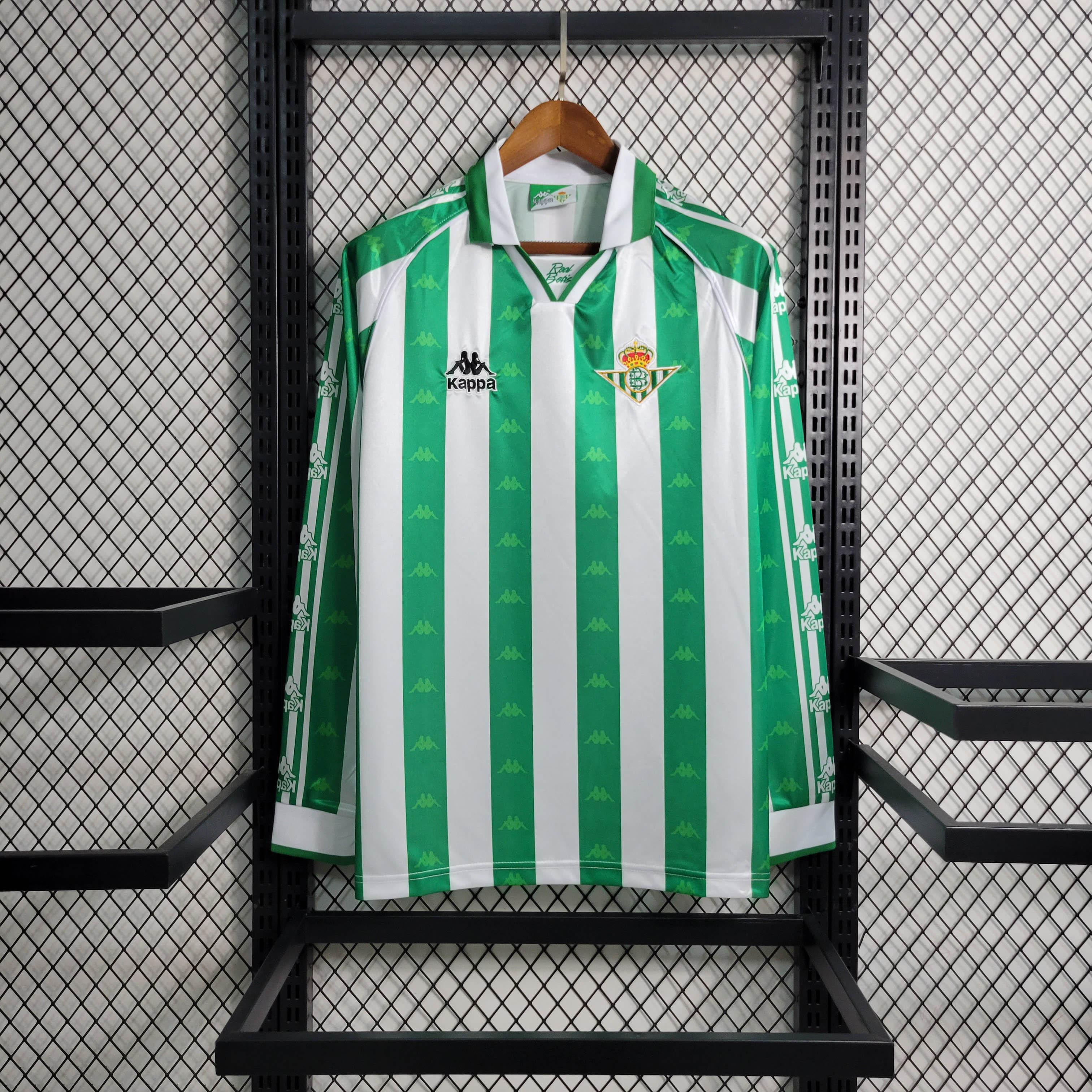 1995/1997 Retro Long Sleeve Real Betis Home Football Shirt 1:1 Thai Quality