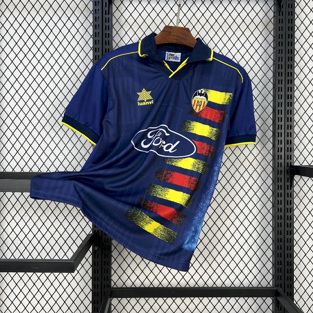 1996/1997 Retro Valencia Away Football Shirt 1:1 Thai Quality