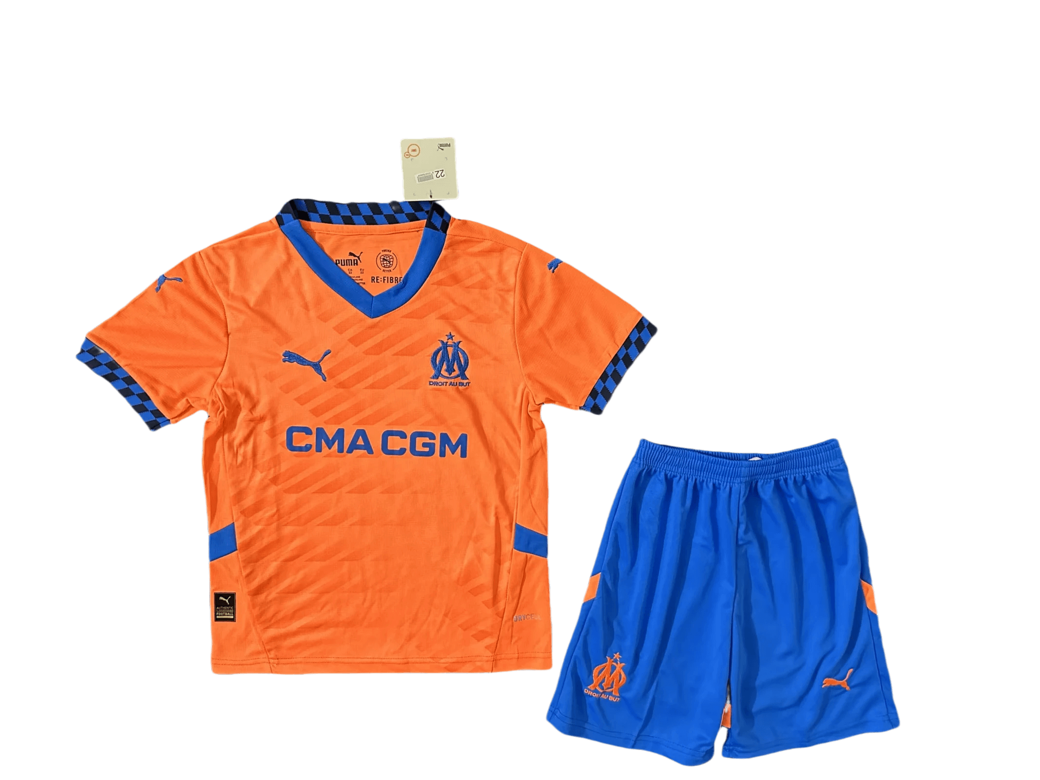 2024/2025 Olympique Marseille Third Away Football Shirt Kids Size 1:1 Thai Quality