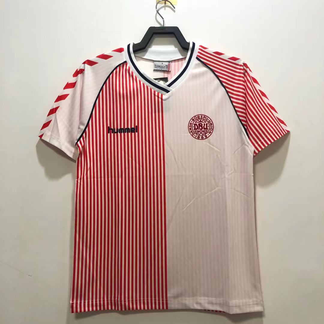 1986 Retro Denmark Away Football Shirt 1:1 Thai Quality