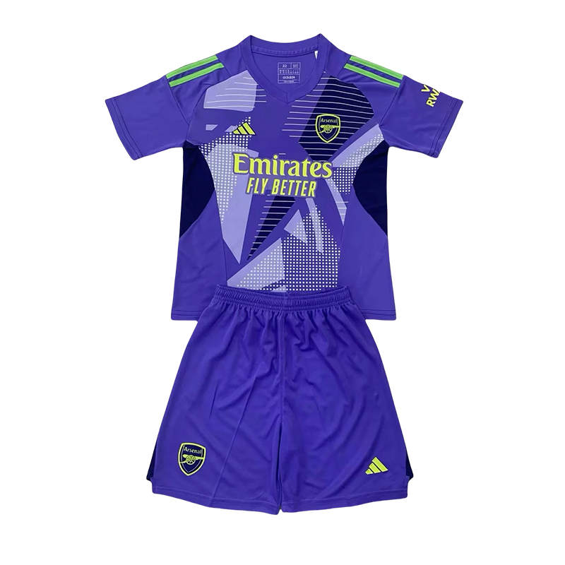 2024/2025 Arsenal Goalkeeper Football Shirt Kids Size 1:1 Thai Quality