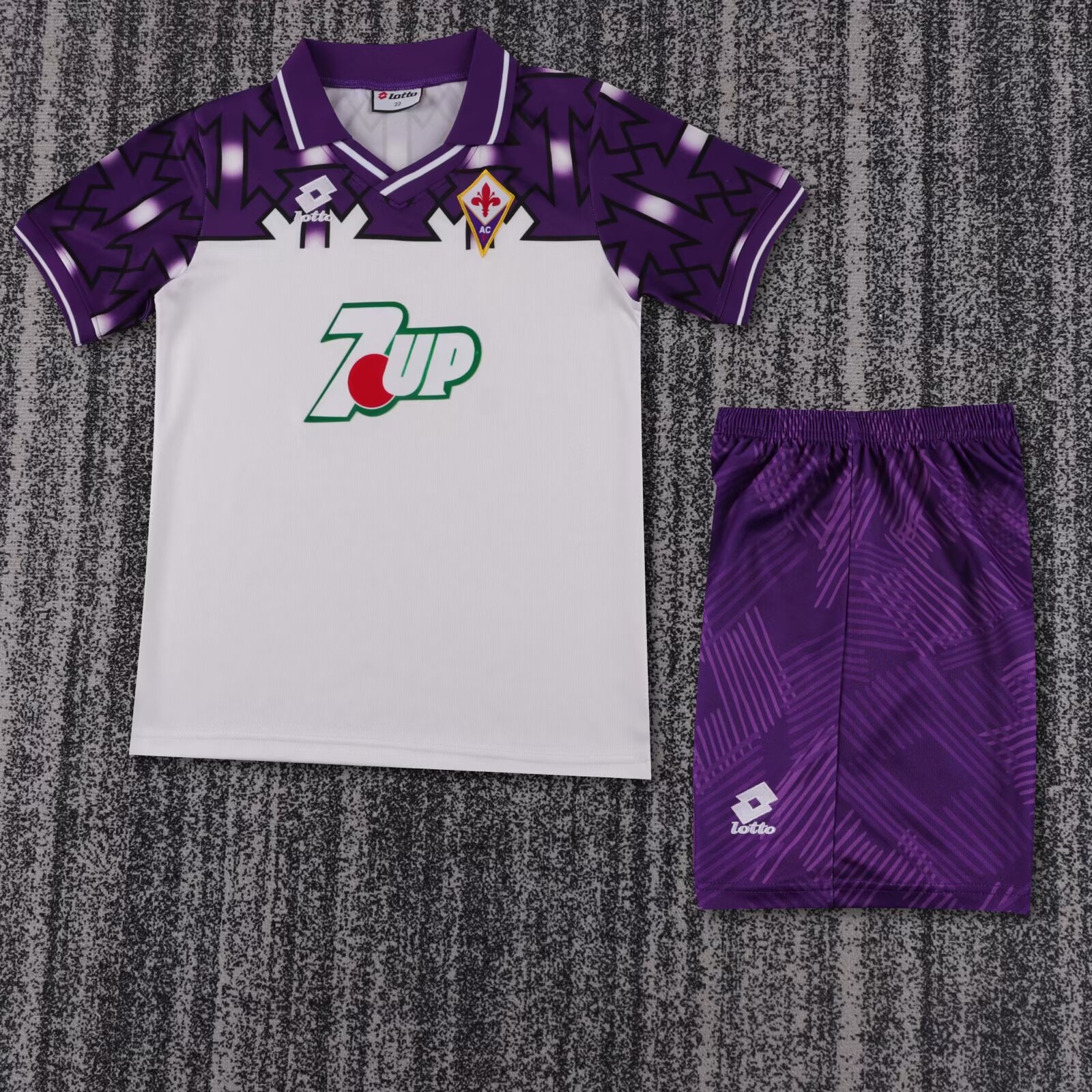 1992/1993 Retro Fiorentina Away Football Shirt Kids Size 1:1 Thai Quality
