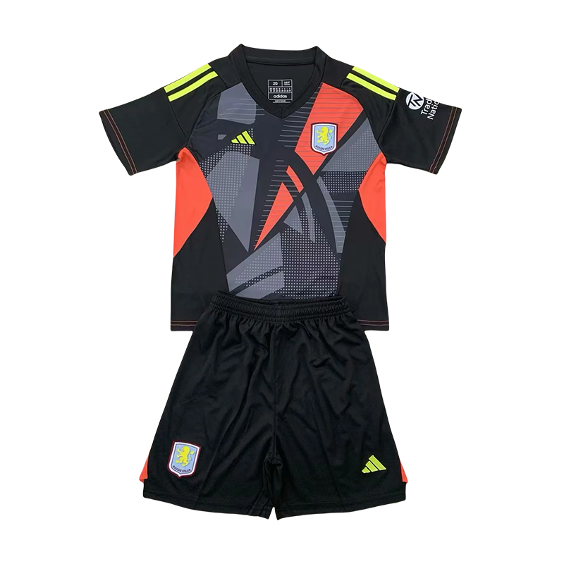 2024/2025 Aston Villa Goalkeeper Football Shirt Kids Size 1:1 Thai Quality