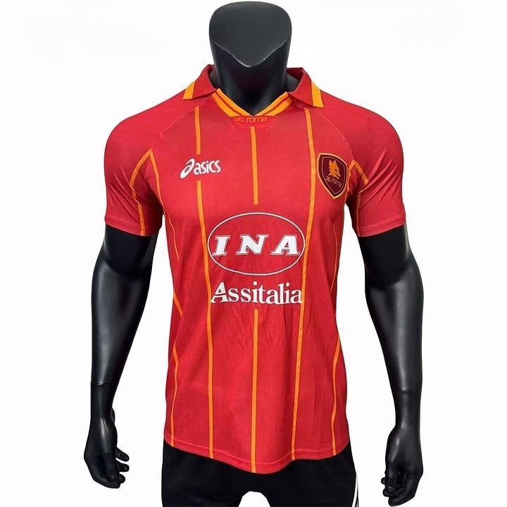 1996/1997 Retro AS Roma Home Football Shirt 1:1 Thai Quality
