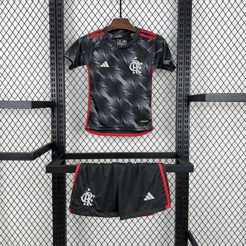 3795143d3c709a2094391fecd5ff0573 2024/2025 Flamengo Third Away Football Shirt Kids Size 1:1 Thai Quality