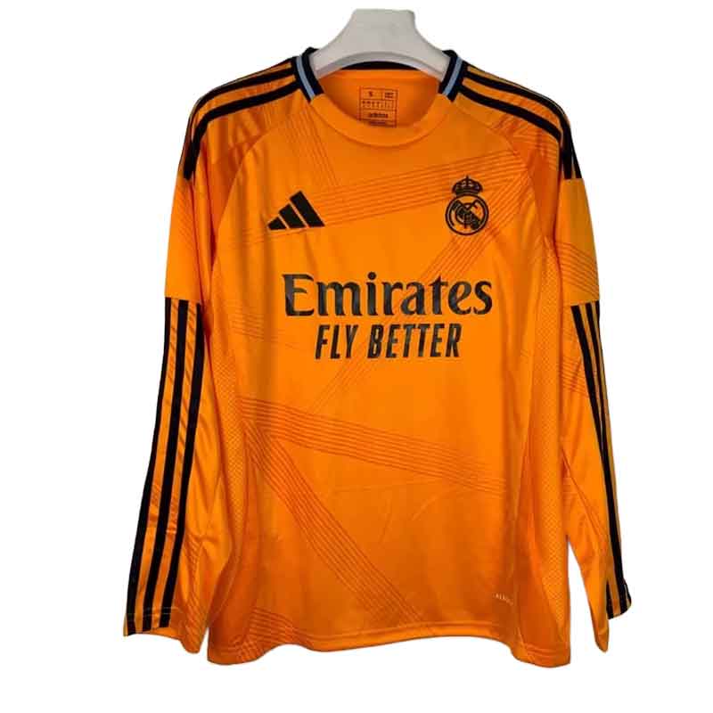 2024/2025 Long Sleeve Real Madrid Away Football Shirt 1:1 Thai Quality