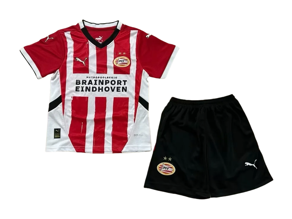 2024/2025 Eindhoven Home Football Shirt Kids Size 1:1 Thai Quality