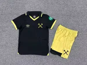2025/2026 West Ham United Third Away Football Shirt Kids Size 1:1 Thai Quality