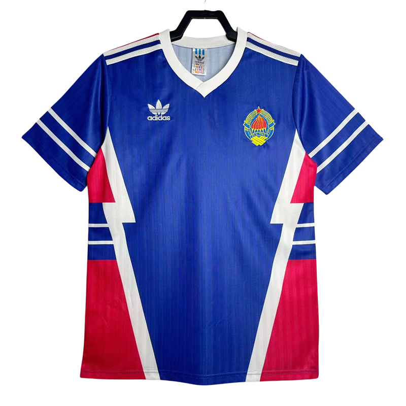 3d8624a01d3965c54be554460c5a77f4 1990 Retro Yugoslavia Home Football Shirt 1:1 Thai Quality