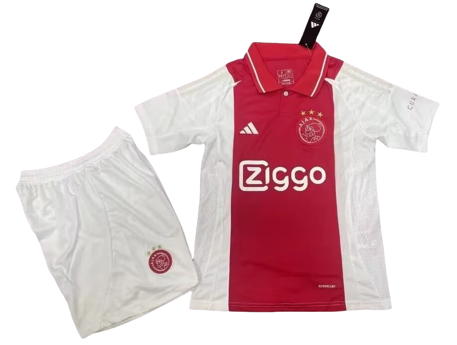 2024/2025 Ajax Home Football Shirt Kids Size 1:1 Thai Quality