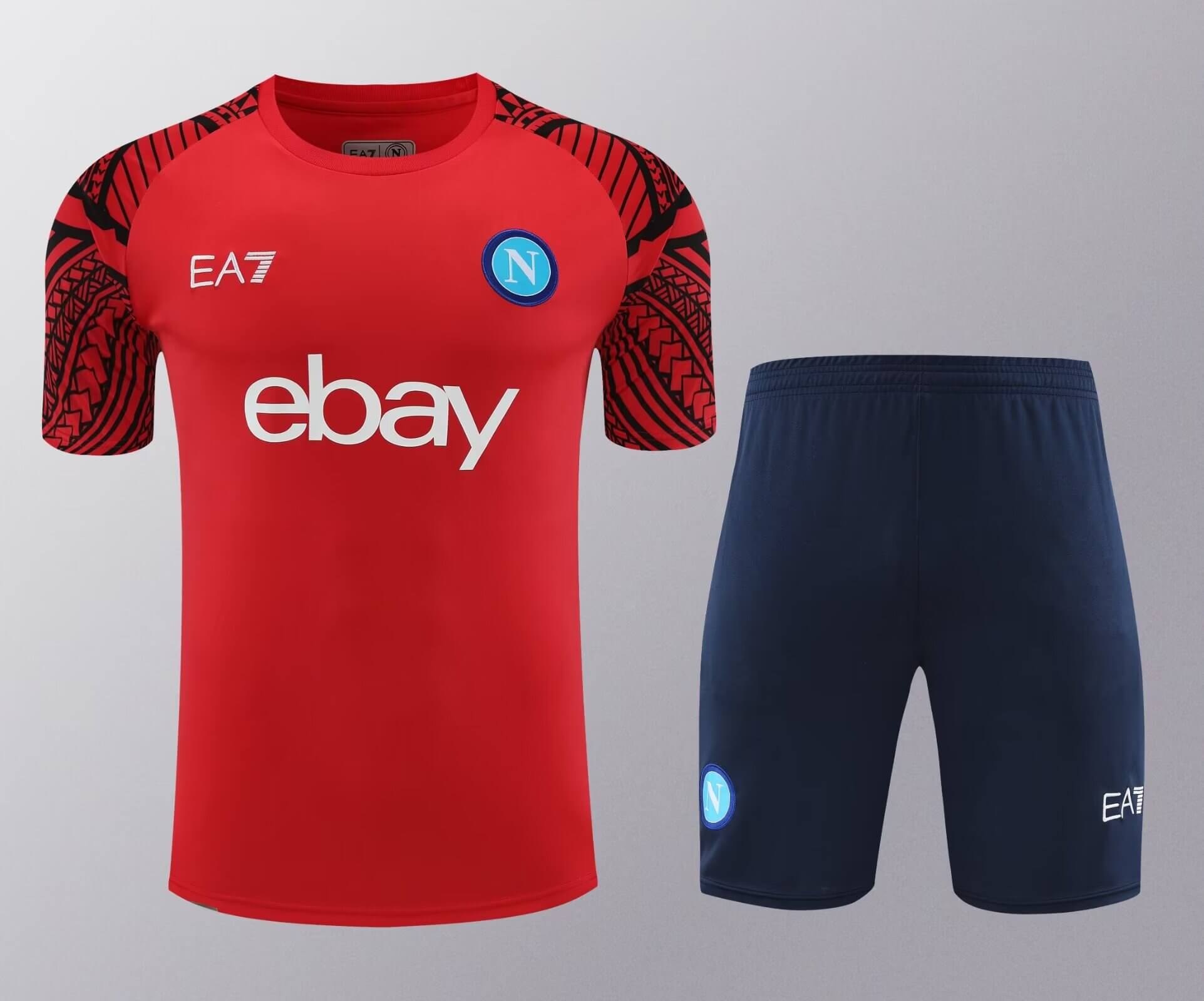 2024/2025 Napoli Training Wear Red Suit Shirt 1:1 Thai Quality