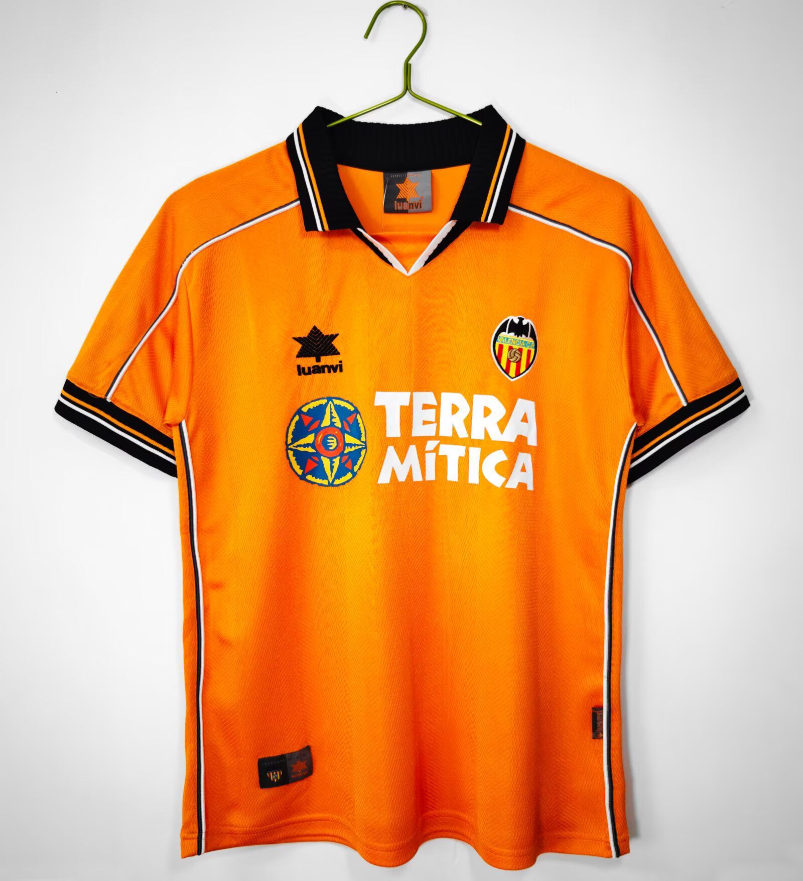 1999/2000 Valencia Away Home Football Shirt 1:1 Thai Quality