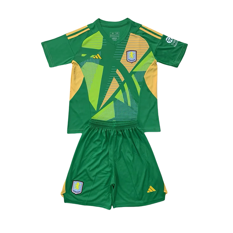 2024/2025 Aston Villa Goalkeeper Football Shirt Kids Size 1:1 Thai Quality