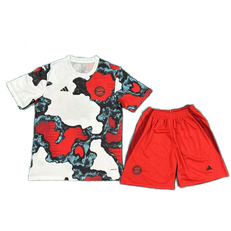 2024/2025 Bayern Munchen Training Wear Football Shirt Kids Size 1:1 Thai Quality
