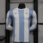 2024 Player Version Long Sleeve Argentina Anniversary Football Shirt 1:1 Thai Quality
