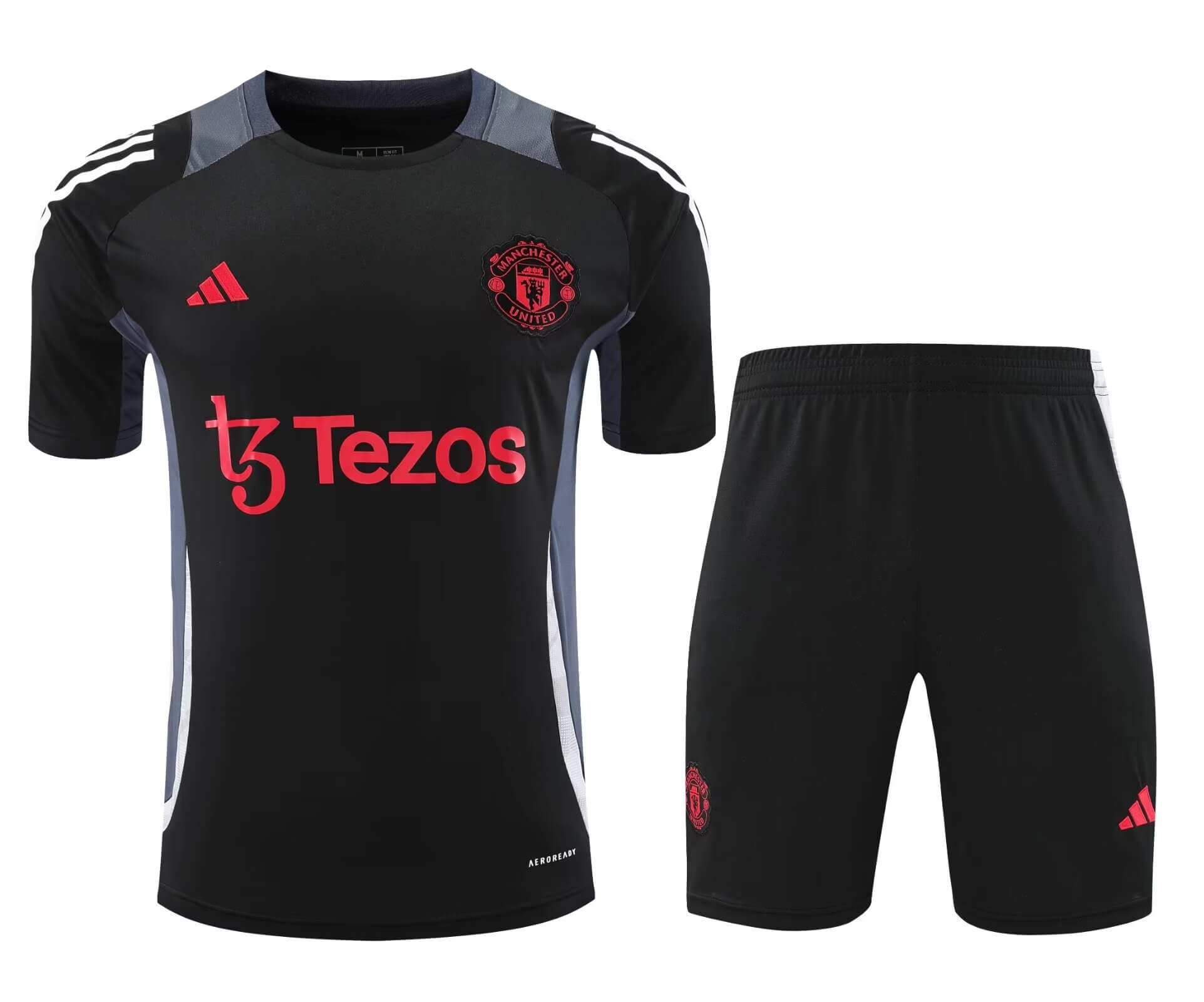2024/2025 Manchester United Training Wear Black Suit Shirt 1:1 Thai Quality