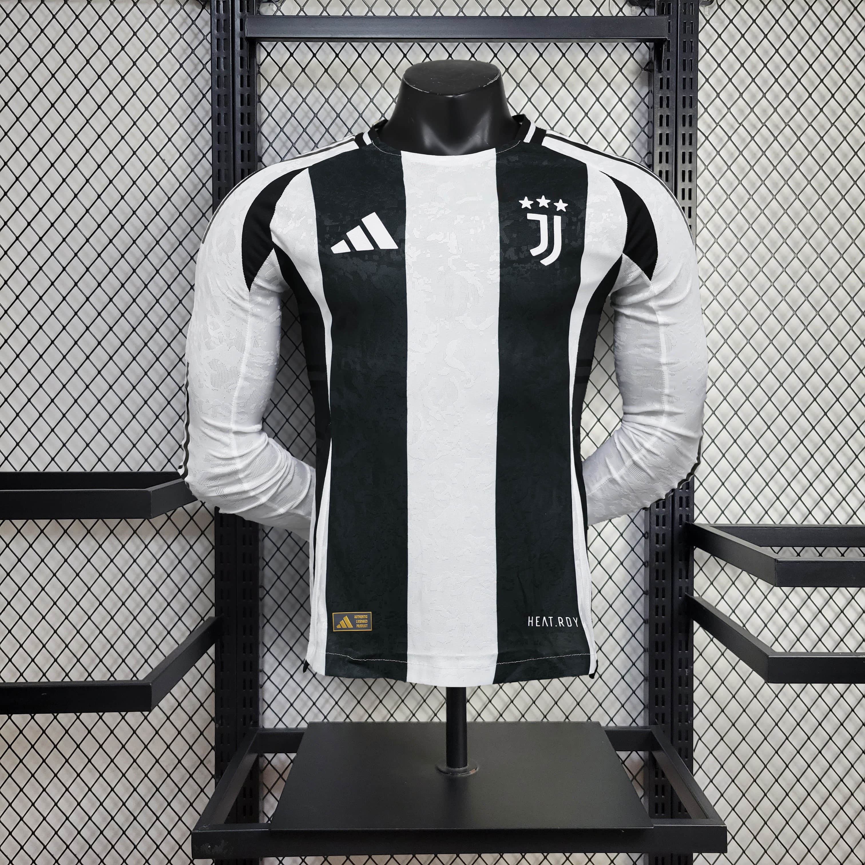 2024/2025 Player Version Long Sleeve Juventus Home Football Shirt 1:1 Thai Quality