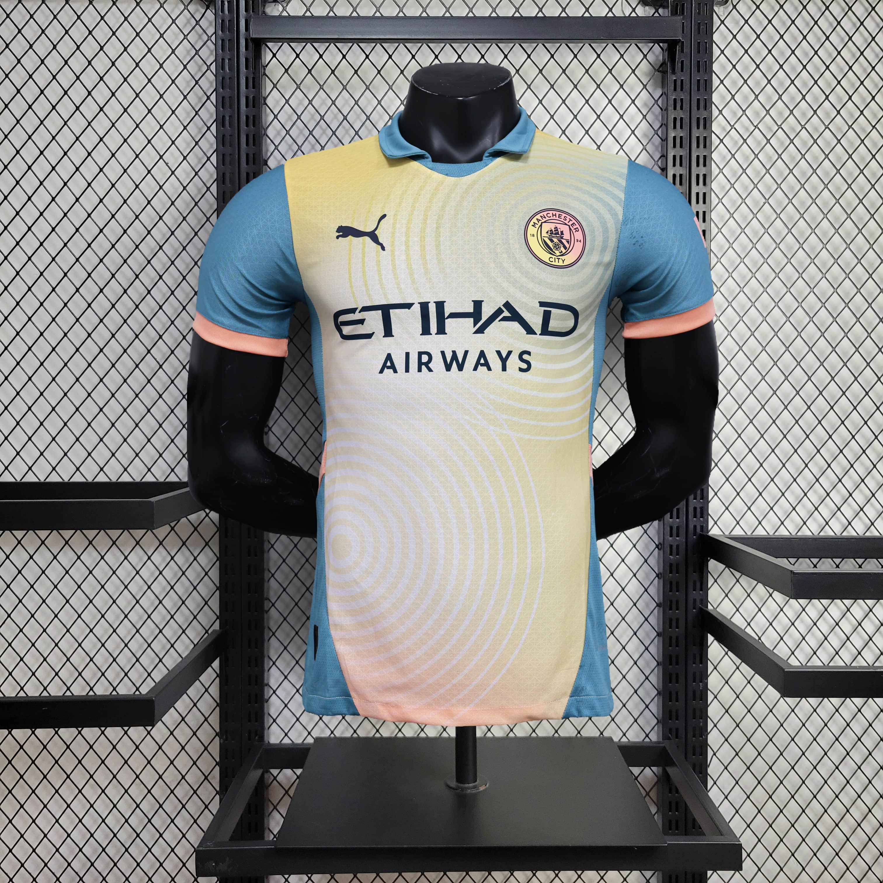 2024/2025 Player Version Manchester City Fourth Away Football Shirt 1:1 Thai Quality