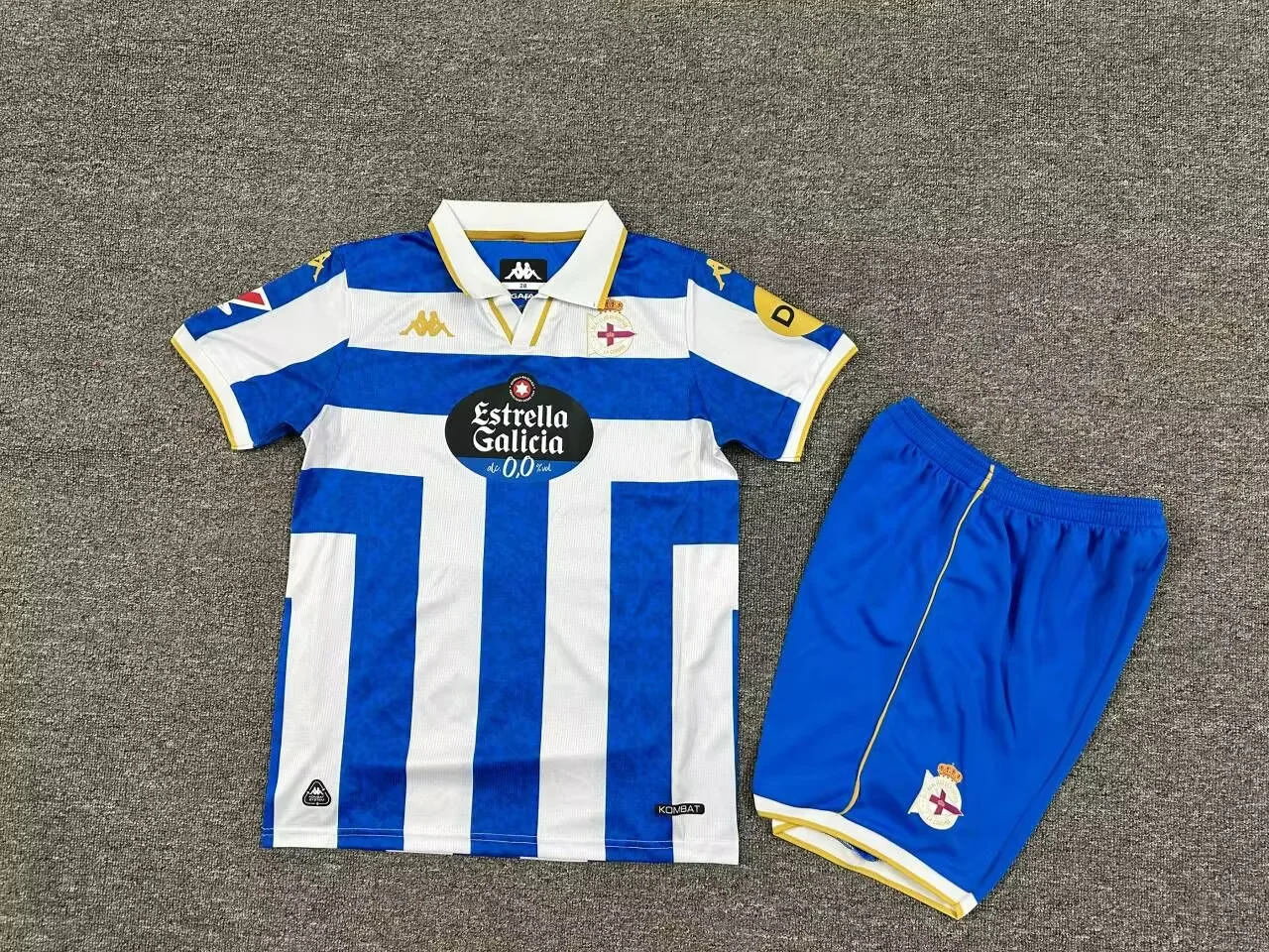 2025/2026 Deportivo de La Coruna Home Football Shirt Kids Size 1:1 Thai Quality