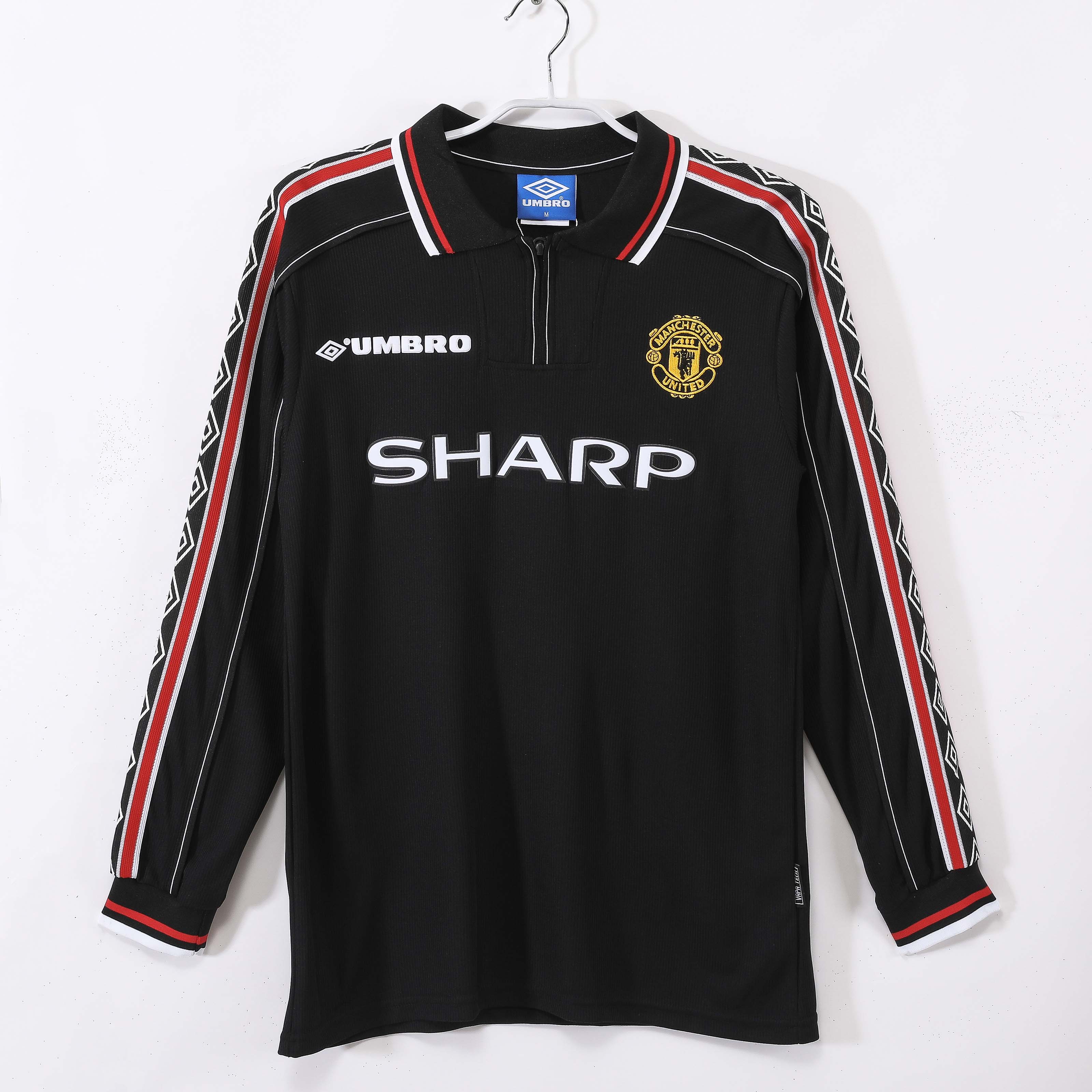 1998/1999 Retro Long Sleeve Manchester United Football Shirt 1:1 Thai Quality