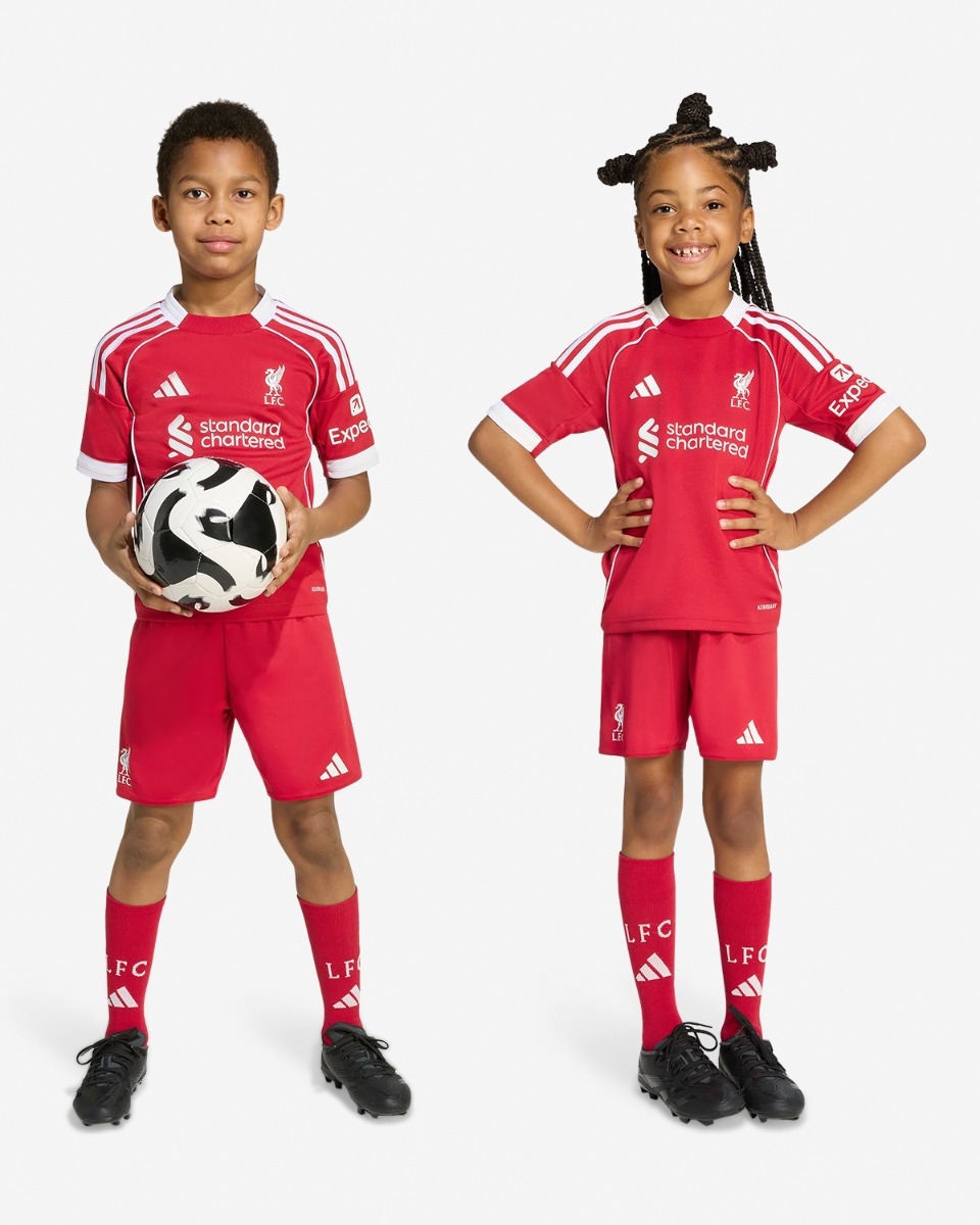 2025/2026 Liverpool Home Football Shirt Kids Size 1:1 Thai Quality