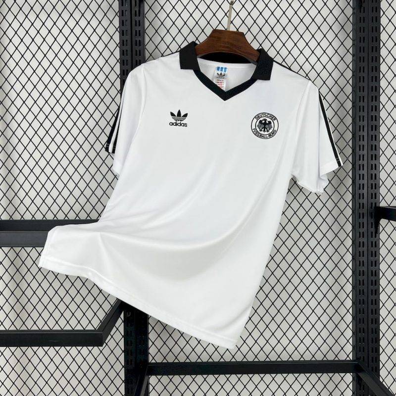 49d3e74b56e13cfb2cd040da0c77aacb 1980 Retro Germany Home Football Shirt 1:1 Thai Quality