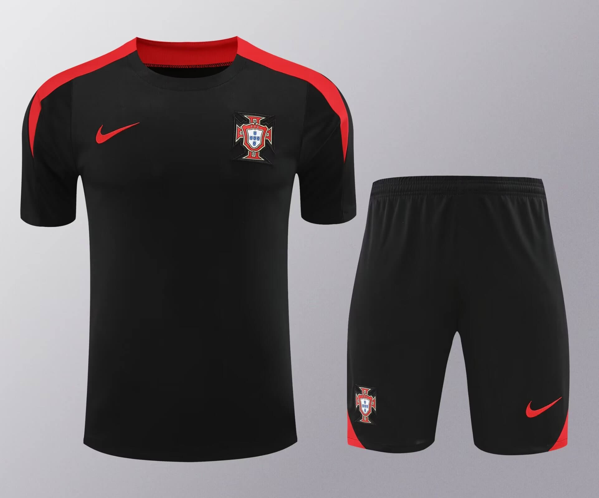 2024/2025 Portugal Training Wear Black Suit Shirt 1:1 Thai Quality