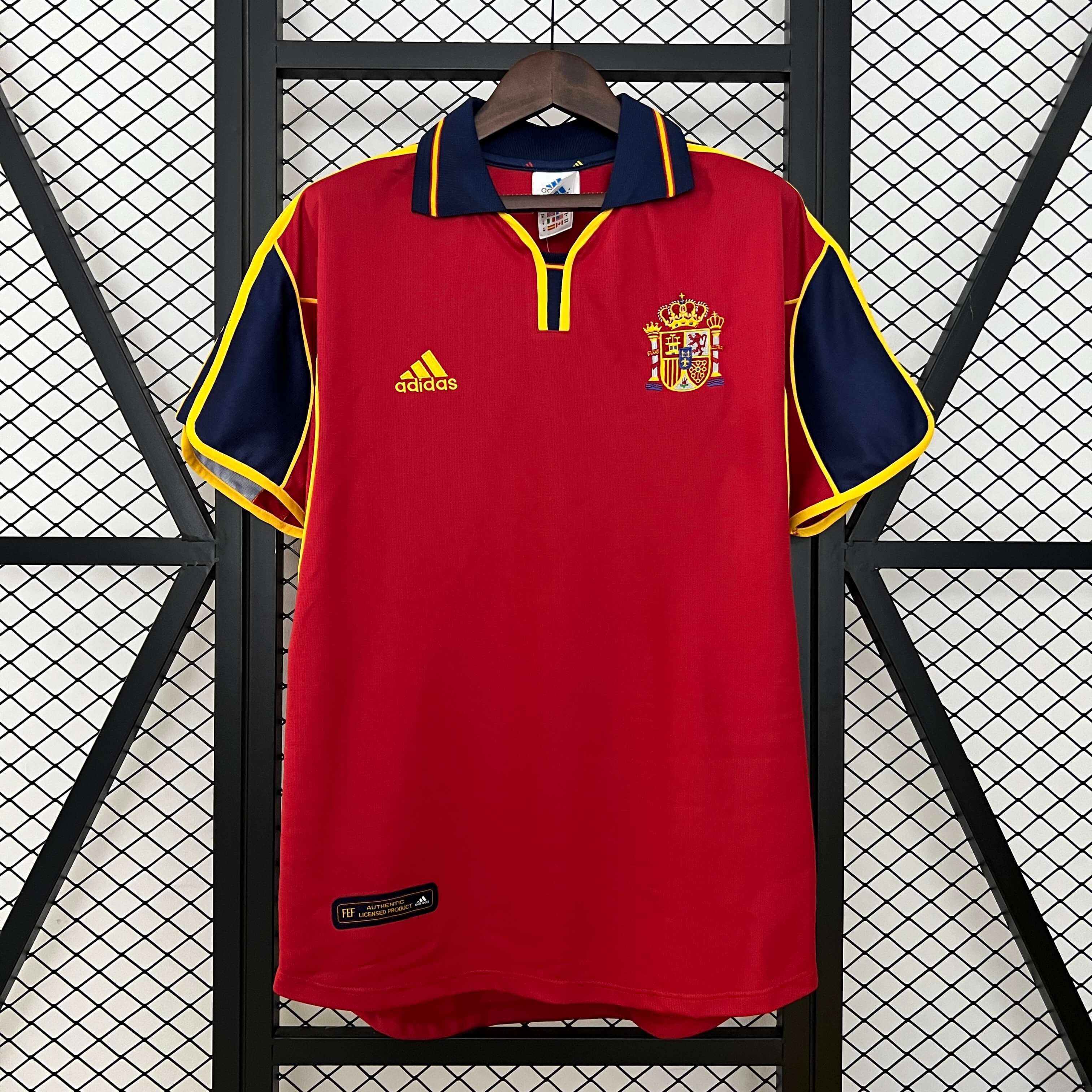 2000 Retro Spain Home Football Shirt 1:1 Thai Quality