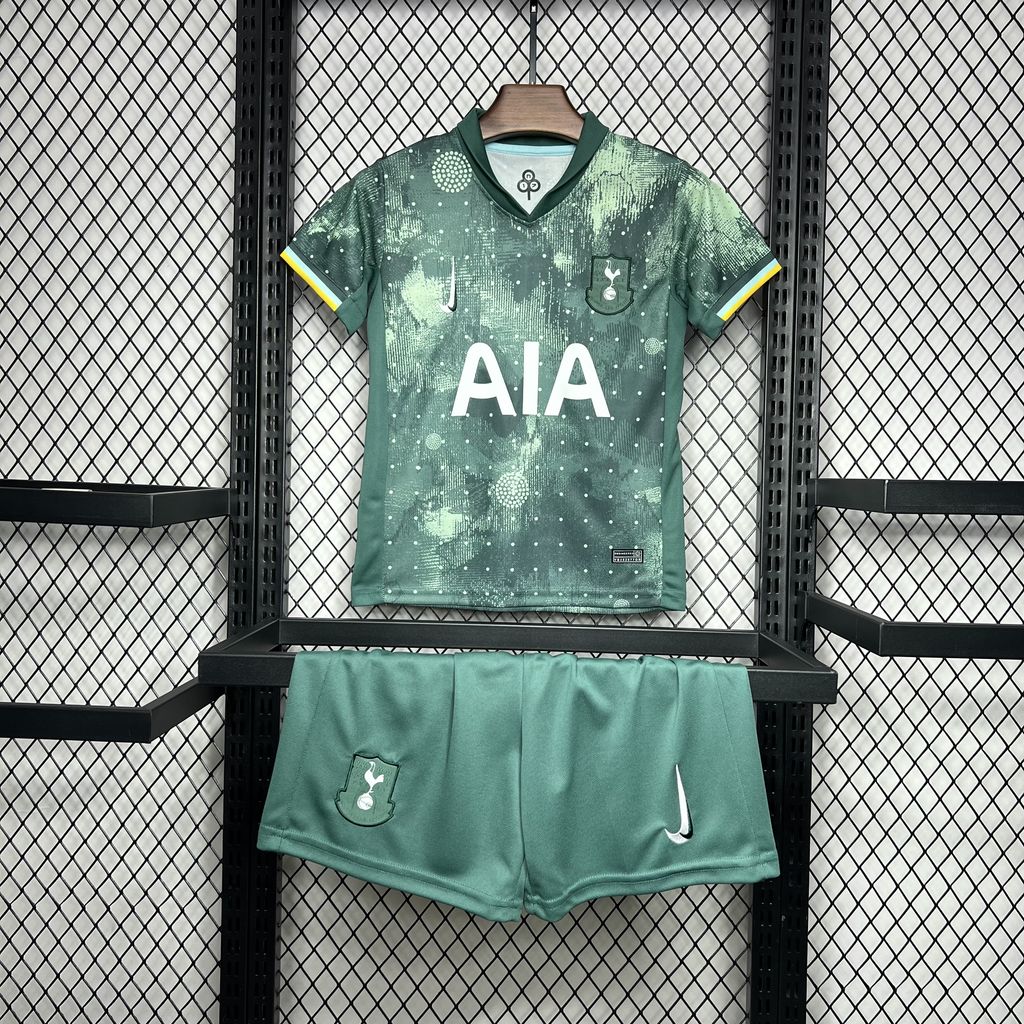 2024/2025 Tottenham Hotspur Third Away Football Shirt Kids Size 1:1 Thai Quality